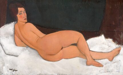 Amedeo Modigliani - Nu couché (sur le côté gauche) Nude lying (on the left side)