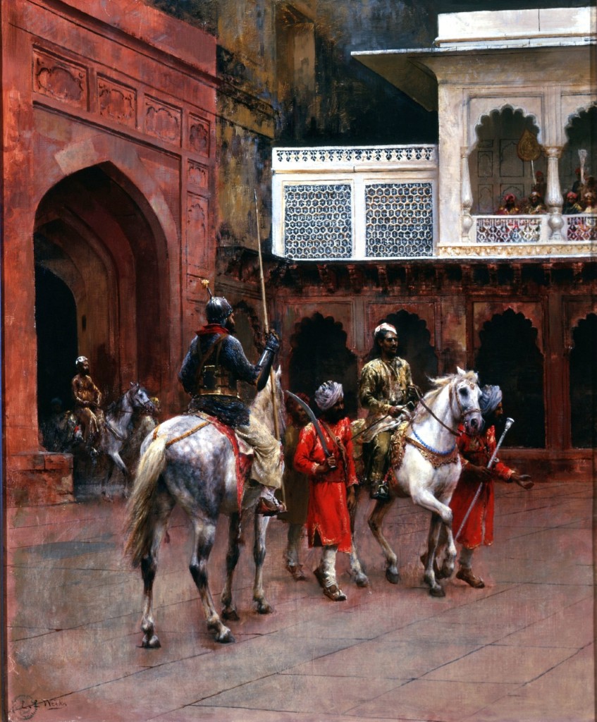 Edwin Lord Weeks 1883-93 Indian Prince, Palace of Agra; Oil on Canvas; 79 x 90 cm