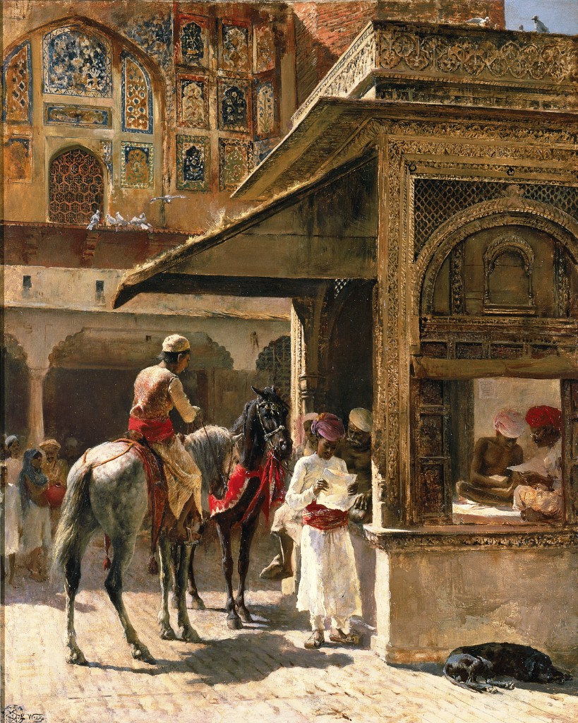 Edwin Lord Weeks 1885 Hindu Merchants; Oil on canvas; 58.0 x 72.2 cm