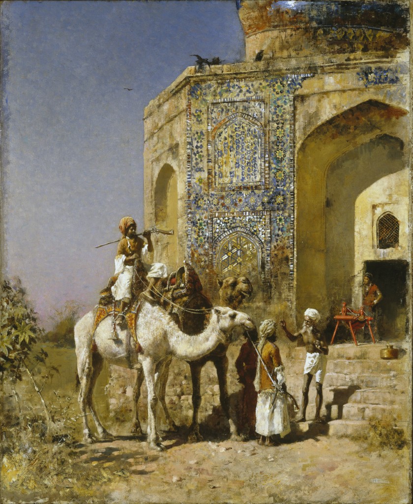 Edwin Lord Weeks 1885 The Old Blue-Tiled Mosque Outside of Delhi; Oil on canvas; 64.8 x 79.6 cm