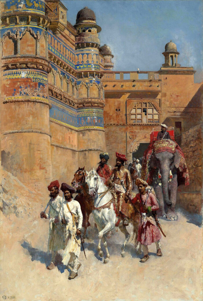 Edwin Lord Weeks 1885-90 The Fort of Gwalior, Madhya Pradesh; Oil on canvas; 87.6 x 131.2 cm Christies June 2012