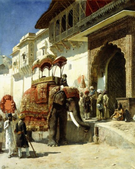 Edwin Lord Weeks 1889 The Rajah's Favourite; Oil on canvas; 78.74 x 99.06 cm