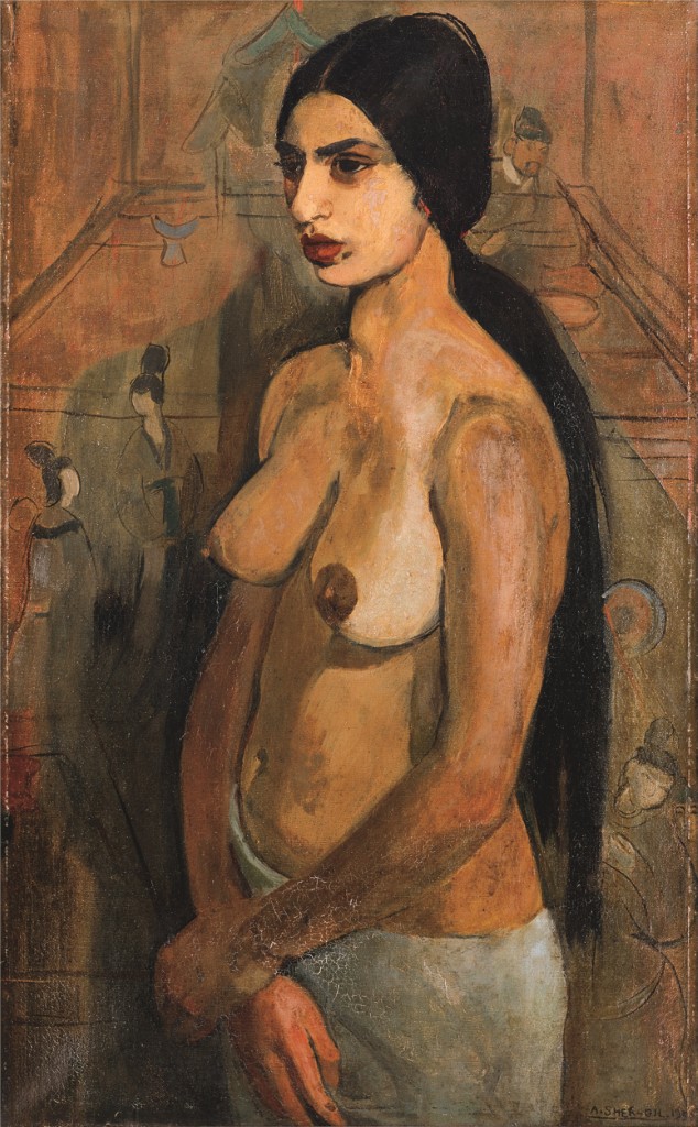 Amrita Sher-Gil 1934 Self Portrait as a Tahitian; Oil on Canvas; 56 x 90 cm